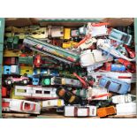 Diecast: A collection of assorted unboxed, playworn, diecast vehicles to include: Corgi James Bond