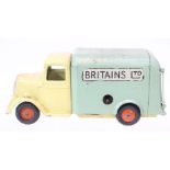 Britains: A Britains, clockwork delivery lorry, showing Britains Ltd on both sides, opening rear and