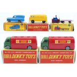 Dinky: A collection of five boxed Dublo Dinky Toys, to comprise: Commer Van, 063, blue; Volkswagen