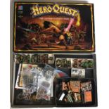 Hero Quest: A boxed Hero Quest game by MB games, complete with professionally painted figures,