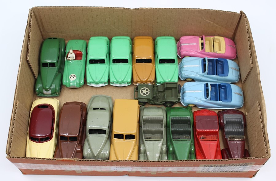 Dinky: A collection of assorted unboxed, Dinky Toys, to include: Hudson Sedan, Packard, Lincoln