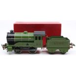 Hornby: A boxed Hornby 'O' gauge, Type 501 Locomotive, together with unboxed tender, LNER running