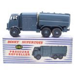Dinky: A boxed, Dinky Toys, Pressure Refueller, 642, RAF Blue body, vehicle appears good, box in