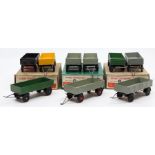 Dinky: A collection of three Dinky Toys, trade boxes, all 551, Trailer, comprising a total of five