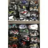 Mega Bikes collection: large quantity of model motorcycles with magazines, issued by Hachette. All