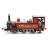 Live Steam: A Caledonia, 0-6-0 No. 4, radio controlled locomotive.