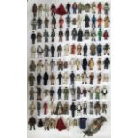 Star Wars, large collection of loose Figures and weapons, including Boba Fett, Luke, Darth,