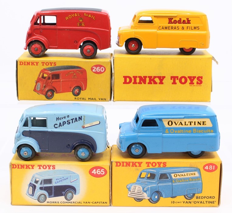 Dinky: A collection of four boxed Dinky Toys, to comprise: 260, Royal Mail Van, red body, box