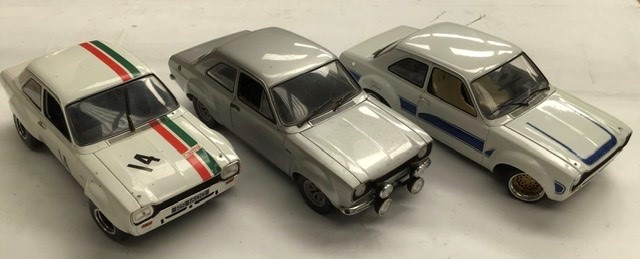 Minichamps FordEscort Mk1 x three. Rare models, some modifications.