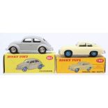 Dinky: A boxed Dinky Toys, 181, Volkswagen, grey body, box appears good; together with a boxed,