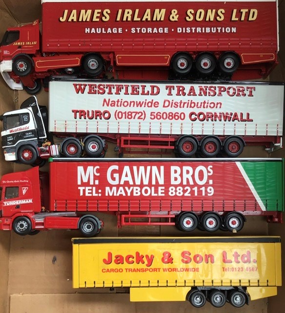 Corgi Haulage Trucks: H J Bentum Scania, Tunderman Scania, Countrywide Farmers Volvo, Texaco - Image 2 of 2