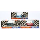 Scalextric: A collection of three boxed, Race-Tuned vehicles to comprise: Offenhauser Front Engine