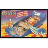 Sonic the Hedgehog: A boxed, Sonic the Hedgehog Supersonic Pinball, battery operated, made by