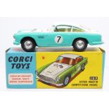 Corgi: A boxed, Corgi Toys, Aston Martin D.B.4. Competition Model, 309, in two-tone white and