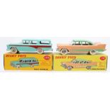 Dinky: A boxed Dinky Toys, 173, Nash Rambler, turquoise and red body, illustrated box, box