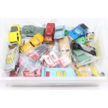 Dinky: A collection of assorted unboxed, playworn, diecast vehicles to include: Sams Car, one