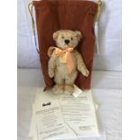 Steiff Bear by Danbury Mint, Royal Wedding if William & Catherine, 2011. With certificate.