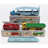 Dinky: A collection of three boxed Dinky Supertoys to comprise: Fire Engine with Extending Ladder,