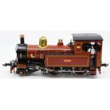 Live Steam: A boxed Accucraft I.O.M. Mannin 2-4-0T locomotive, complete with radio control, unused