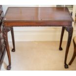 A George III mahogany occasional table,