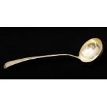 A William IV silver soup ladle, possibly William Smith III & William Fearn, London 1832, the