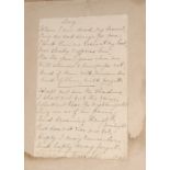An interesting handwritten Poem Song signed Christina Rosetti