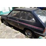 A MKI Ford Fiesta Finesse 3 door saloon, black, registration mark OGO 693Y, registered 1983 , 957cc,