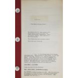 An original script for the film Zulu ("The Battle of Rorke's Drift"), title page and 168 script