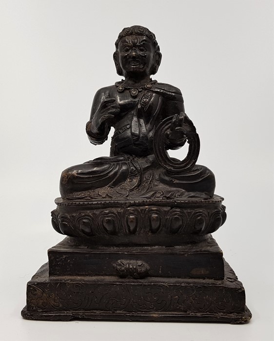 A 17/18th century Burmese bronze Buddha