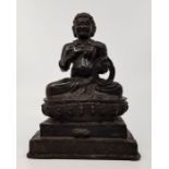 A 17/18th century Burmese bronze Buddha