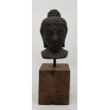 Buddha's head on a plinth