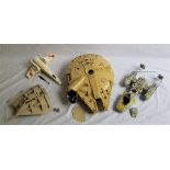 A large collection of Star Wars models and figures, to include; Models: AT-AT (1981, Kenner Ohio,