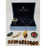 A large collection of vintage and modern costume jewellery,.to include numerous bead necklaces. (