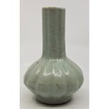 A Chinese crackle glaze vase, character mark to base height 13.7cm.