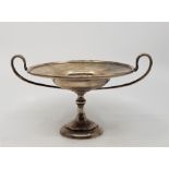 An Edwardian small silver twin handled comport, by Goldsmiths & Silversmiths Co Ltd, assayed