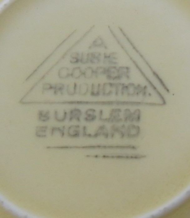 A mixed group of early twentieth century art deco period Susie Cooper, Crown Works Burslem plates, - Image 2 of 4