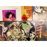 Collection of vinyl LPs and 12" singles, mostly 1980s pop, some 1990s, to include Kate Bush, Abba,