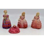 Royal Doulton lady figurines to include; The Little Bridesmaid HN 1433, Rose HN 1368, Rose HN 1368