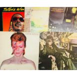 Collection of vinyl LPs, rock/pop/soul, to include David Bowie (Ziggy Stardust and Aladdin Sane);