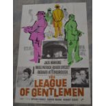 The League of Gentlemen, directed by Basil Dearden, 1960, one-sheet British film poster published by