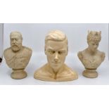 A bust of Queen Victoria, 60 years as a Queen, Edward VII, Alexandra and King Edward VIII ceramic