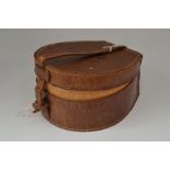 A Victorian leather case containing a collection of shirt collars, various makers/designs (Q)