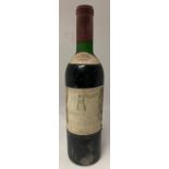 One bottle of Grand Vin de Chateau Latour 1967 Premier Grand Cru
