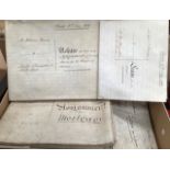 Collection of vellum indentures relating to Castle Donnington, 18th & 19th century, including two