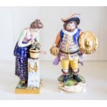 Two Derby porcelain figures,