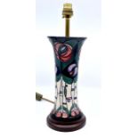 Moorcroft: A Moorcroft Mackintosh Rose table lamp. Height approx 37cm. Condition: No obvious signs