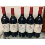 Four bottles of Penfolds Kalimna Shiraz, Bin 28, 1996, together with one bottle of Penfolds Rawson's