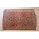A modern Persian prayer rug, 110cm x 69cm.