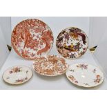 A Royal Crown Derby collection of ceramics comprising Derby Posies trinkets, Olde Avesbury, Red Aves