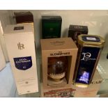 Collection of six bottles of Scotch whisky: Royal Lochnagar, aged 12 years, 40% abv, in card case;